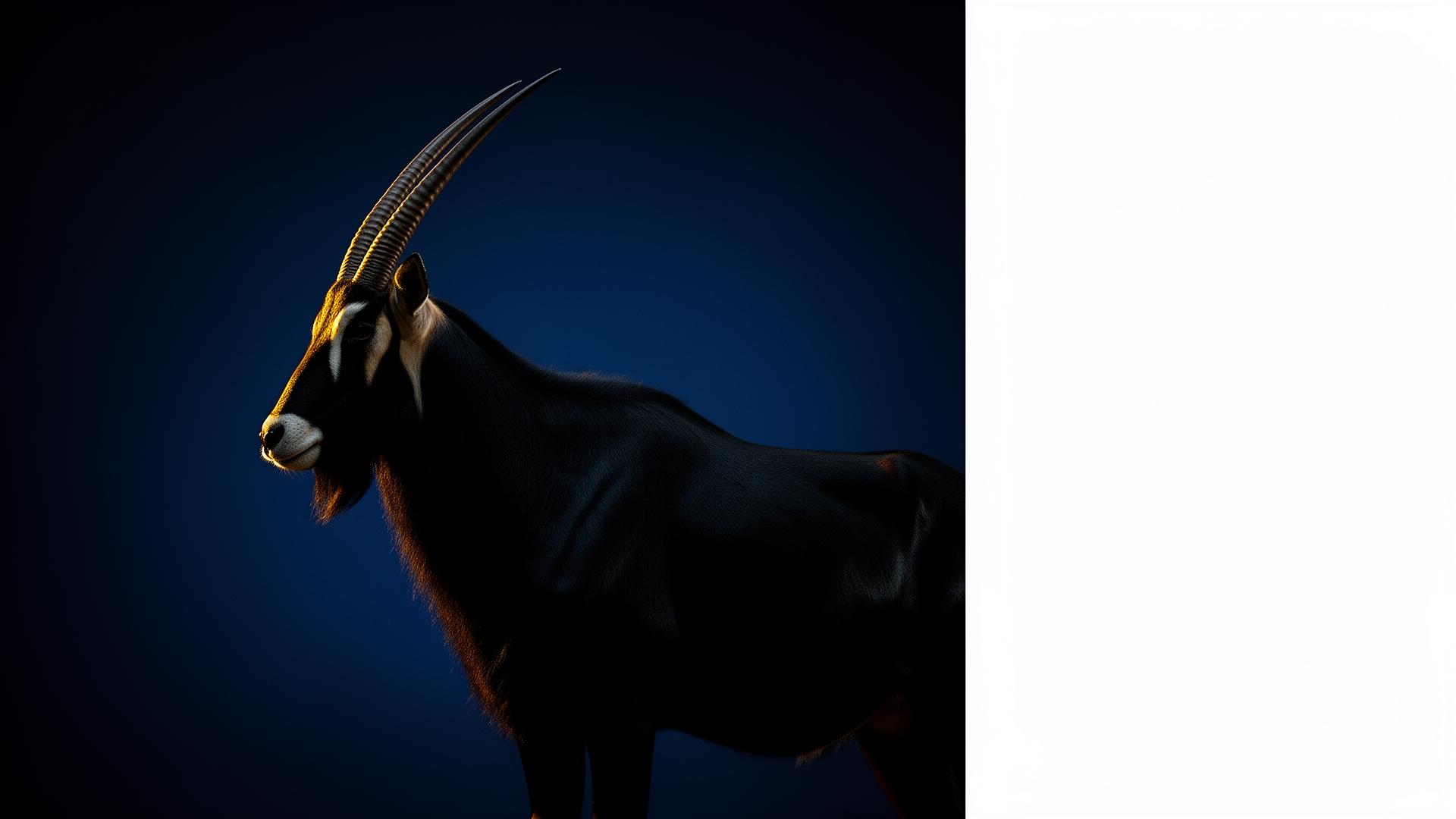 Palanca-negra gigante — símbolo nacional de Angola, representando força, inteligência e raridade